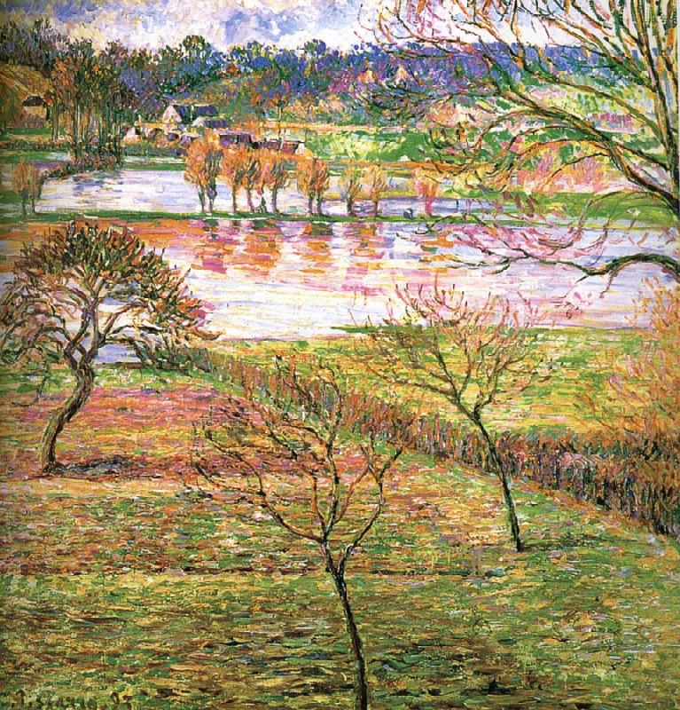 Camille Pissarro Flooding Spain oil painting art